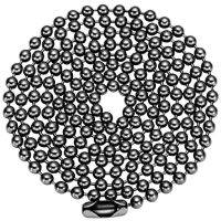 TI-EDCTitanium Bead Ball Chain Necklace